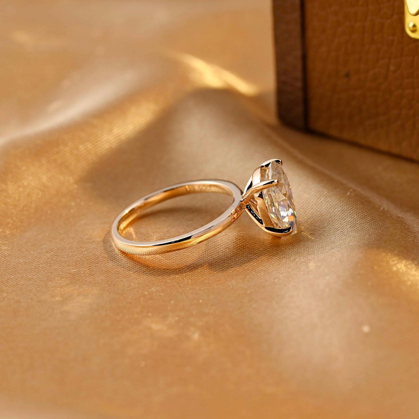 Round Halo, Pave & Split Shank Engagement Ring – 1.93 CT Lab Grown Diamond