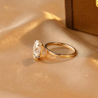 Round Halo, Pave & Split Shank Engagement Ring – 1.93 CT Lab Grown Diamond
