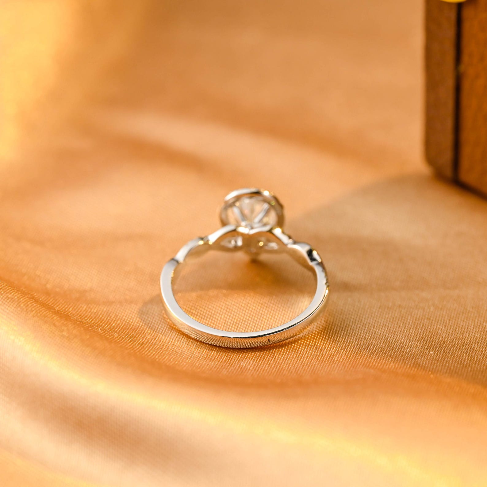 Round Halo, Pave & Split Shank Engagement Ring – 1.93 CT Lab Grown Diamond