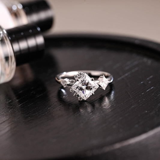 Round Halo, Pave & Split Shank Engagement Ring – 1.93 CT Lab Grown Diamond