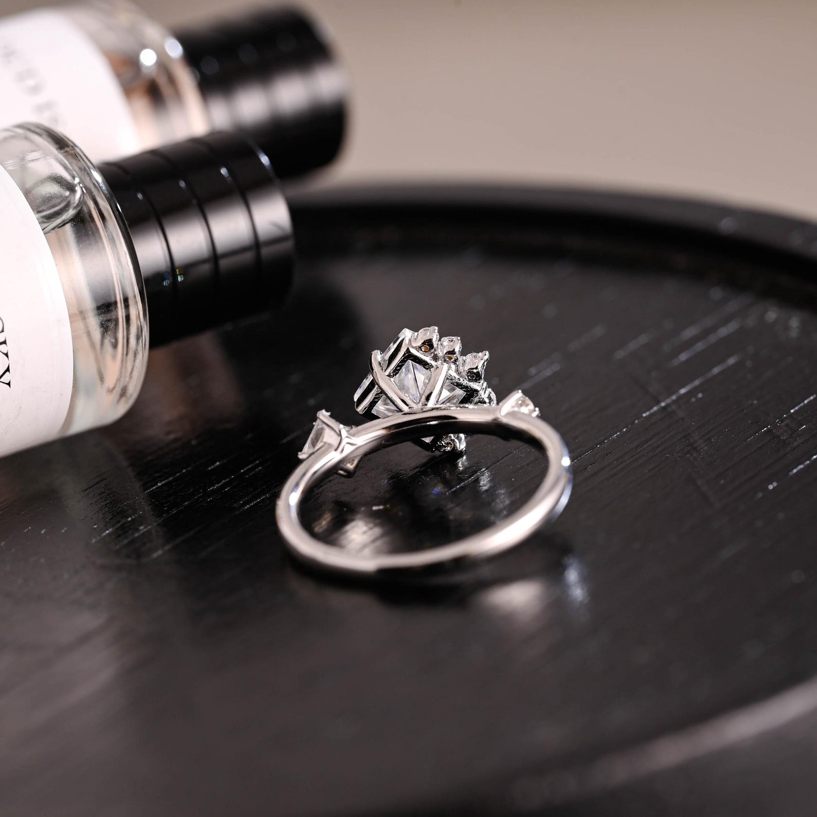 Round Halo, Pave & Split Shank Engagement Ring – 1.93 CT Lab Grown Diamond
