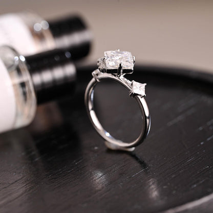 Round Halo, Pave & Split Shank Engagement Ring – 1.93 CT Lab Grown Diamond