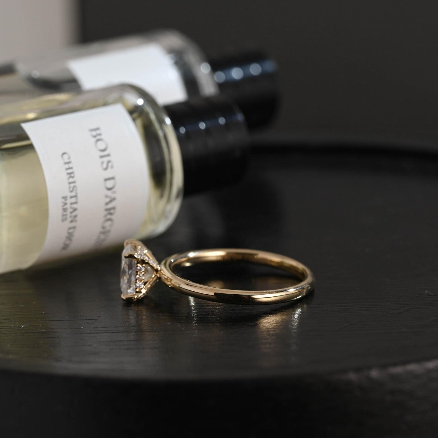Round Halo, Pave & Split Shank Engagement Ring – 1.93 CT Lab Grown Diamond