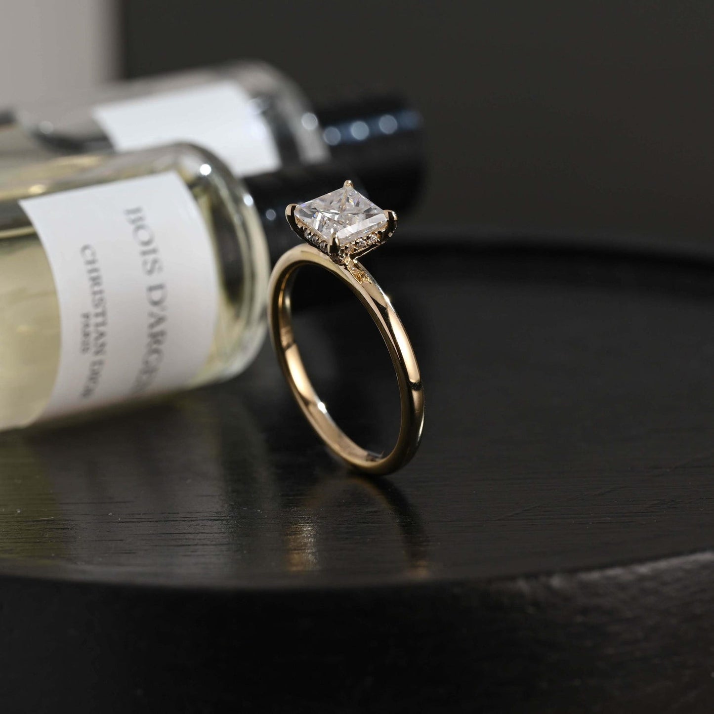 Round Halo, Pave & Split Shank Engagement Ring – 1.93 CT Lab Grown Diamond