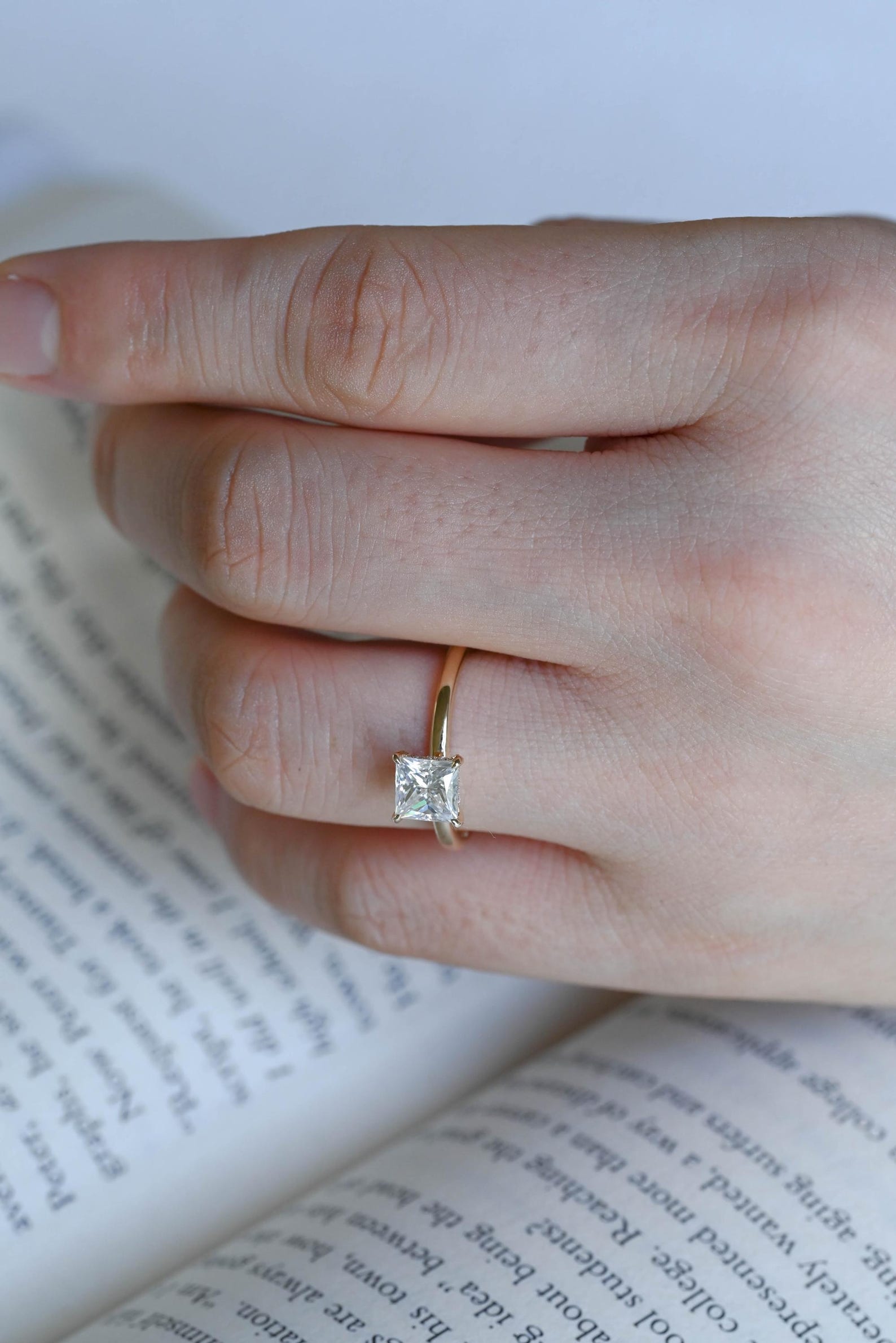 Round Halo, Pave & Split Shank Engagement Ring – 1.93 CT Lab Grown Diamond