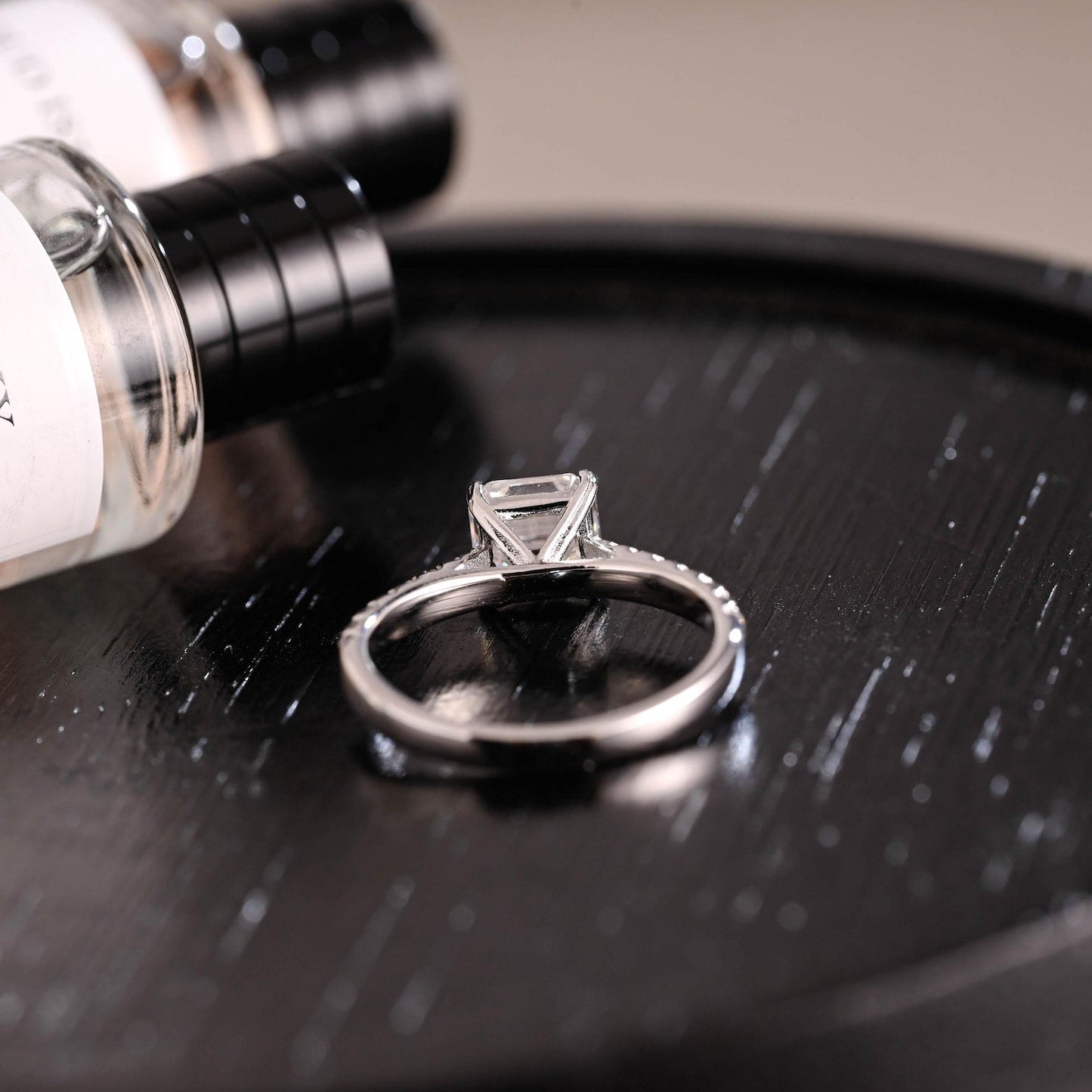 Round Halo, Pave & Split Shank Engagement Ring – 1.93 CT Lab Grown Diamond