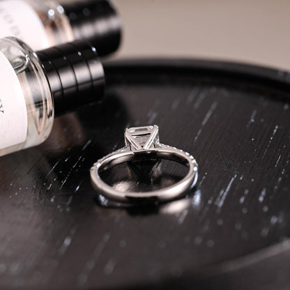 Round Halo, Pave & Split Shank Engagement Ring – 1.93 CT Lab Grown Diamond