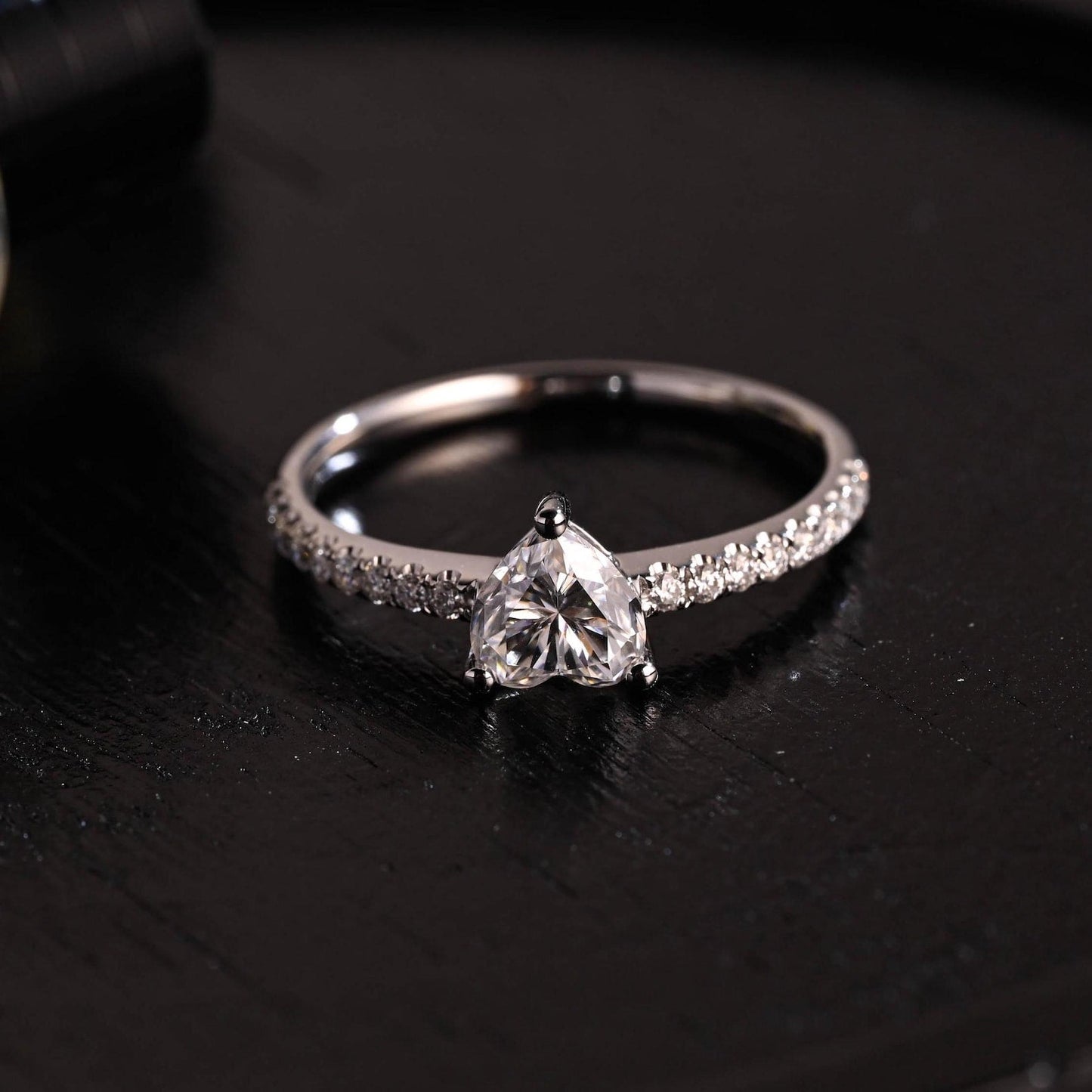 Round Halo, Pave & Split Shank Engagement Ring – 1.93 CT Lab Grown Diamond