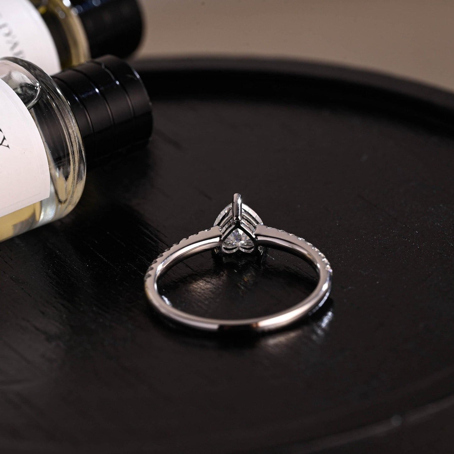 Round Halo, Pave & Split Shank Engagement Ring – 1.93 CT Lab Grown Diamond