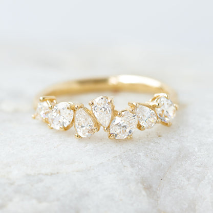 0.37 CT Round Full Eternity Lab Grown Diamond Wedding Band