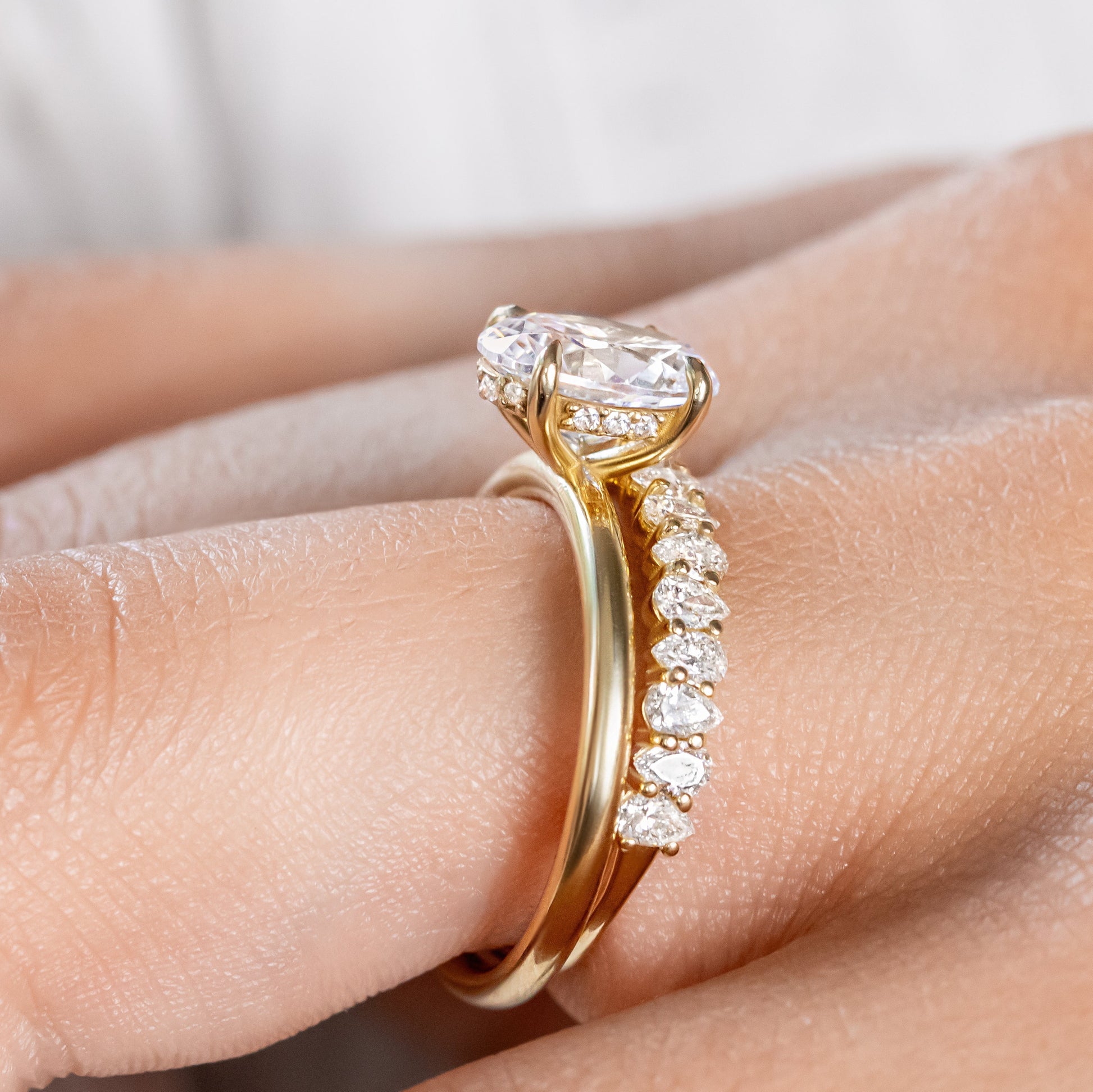 0.37 CT Round Full Eternity Lab Grown Diamond Wedding Band