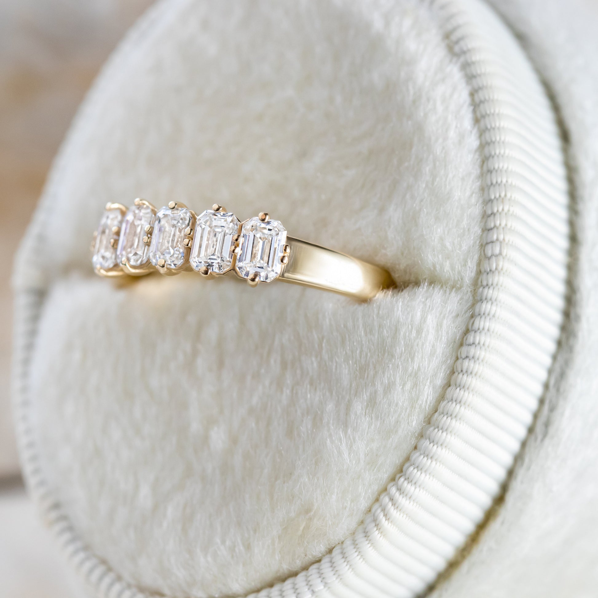 0.37 CT Round Full Eternity Lab Grown Diamond Wedding Band