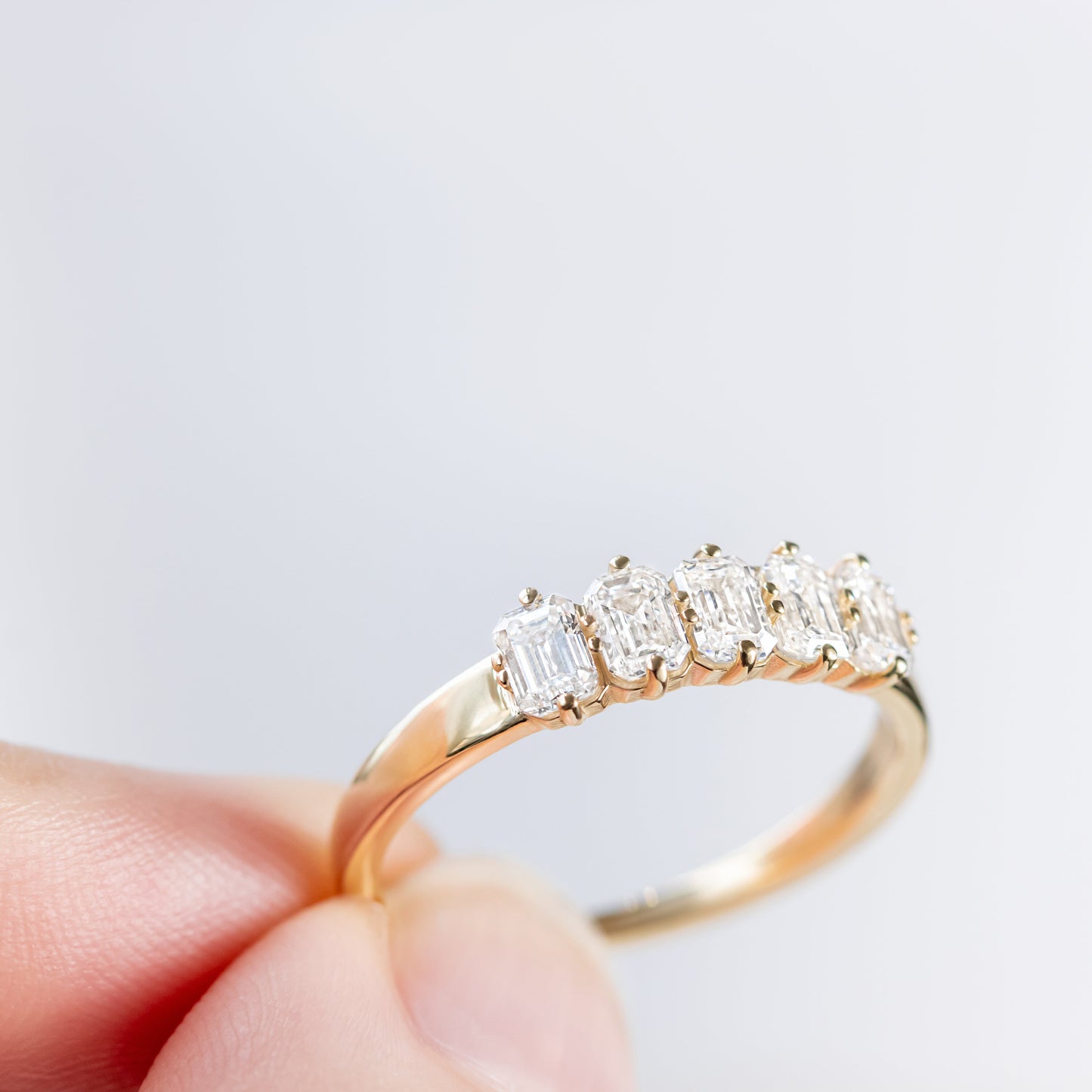 0.37 CT Round Full Eternity Lab Grown Diamond Wedding Band