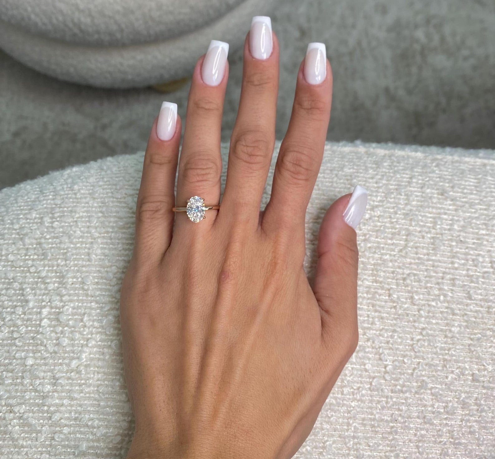 Round Halo, Pave & Split Shank Engagement Ring – 1.93 CT Lab Grown Diamond
