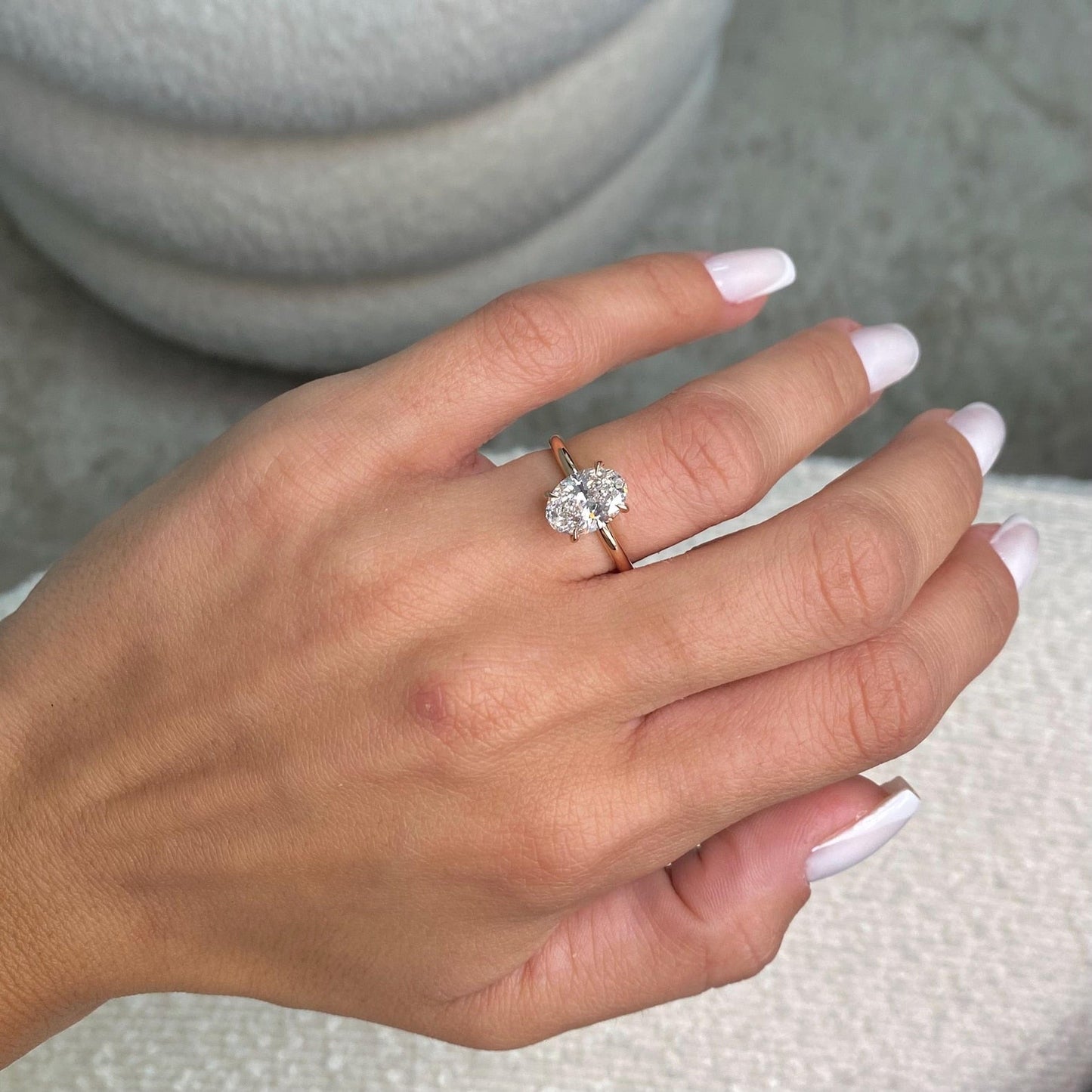 Round Halo, Pave & Split Shank Engagement Ring – 1.93 CT Lab Grown Diamond