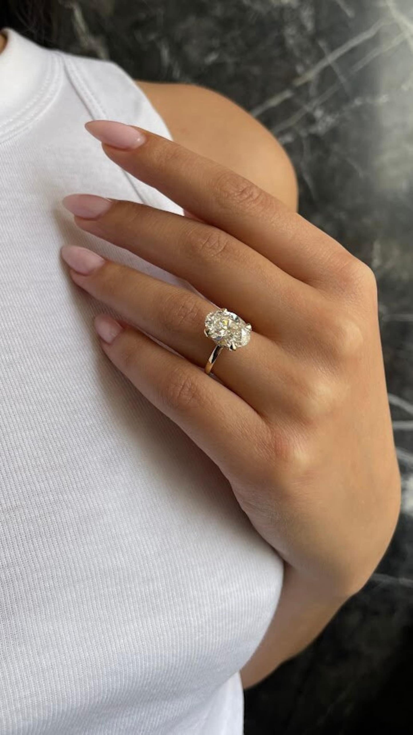 Round Halo, Pave & Split Shank Engagement Ring – 1.93 CT Lab Grown Diamond
