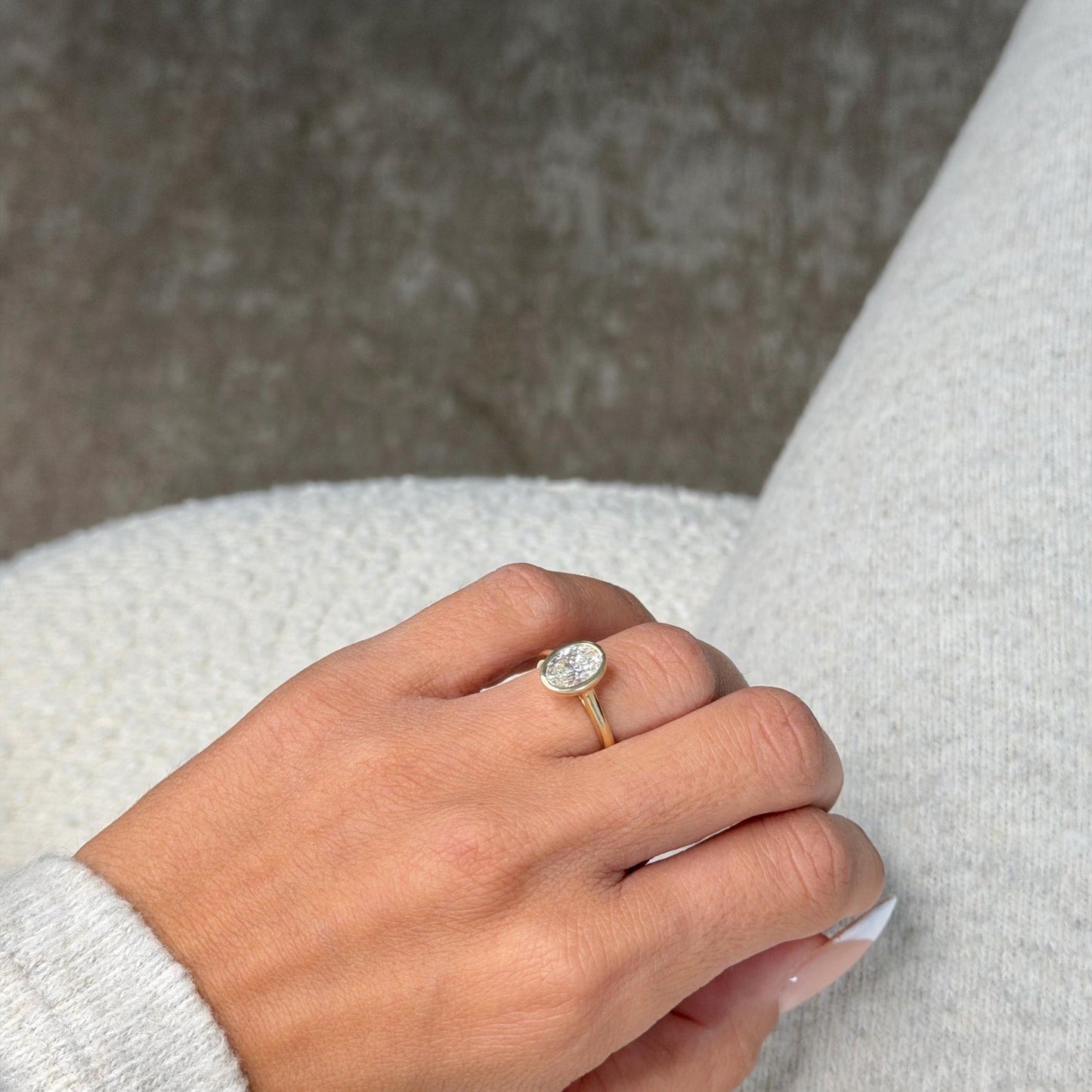 Round Halo, Pave & Split Shank Engagement Ring – 1.93 CT Lab Grown Diamond