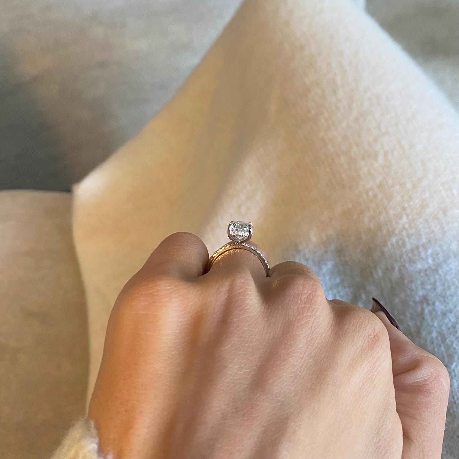 Round Halo, Pave & Split Shank Engagement Ring – 1.93 CT Lab Grown Diamond