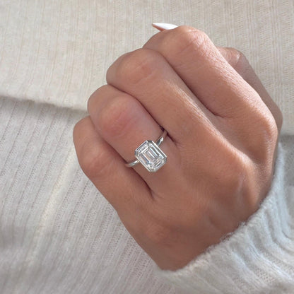 Round Halo, Pave & Split Shank Engagement Ring – 1.93 CT Lab Grown Diamond