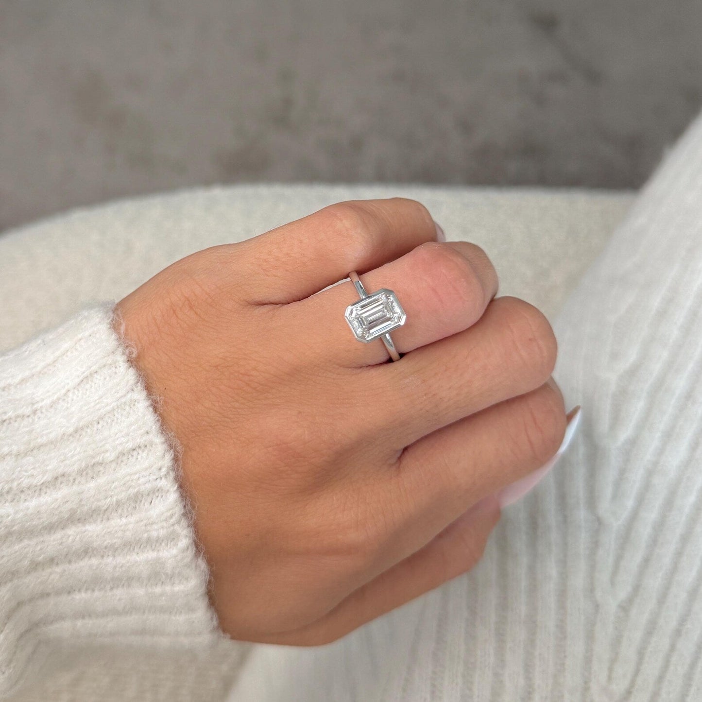 Round Halo, Pave & Split Shank Engagement Ring – 1.93 CT Lab Grown Diamond