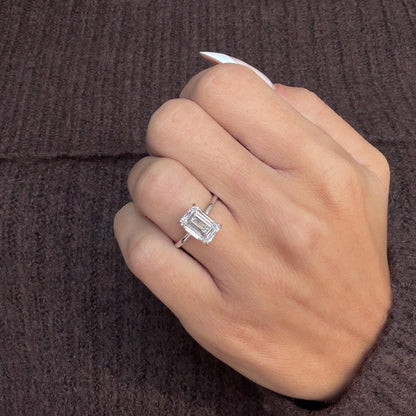 Round Halo, Pave & Split Shank Engagement Ring – 1.93 CT Lab Grown Diamond