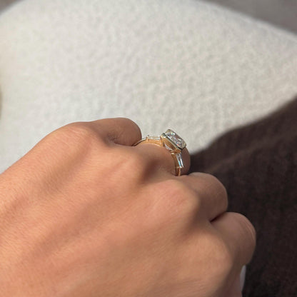Round Halo, Pave & Split Shank Engagement Ring – 1.93 CT Lab Grown Diamond