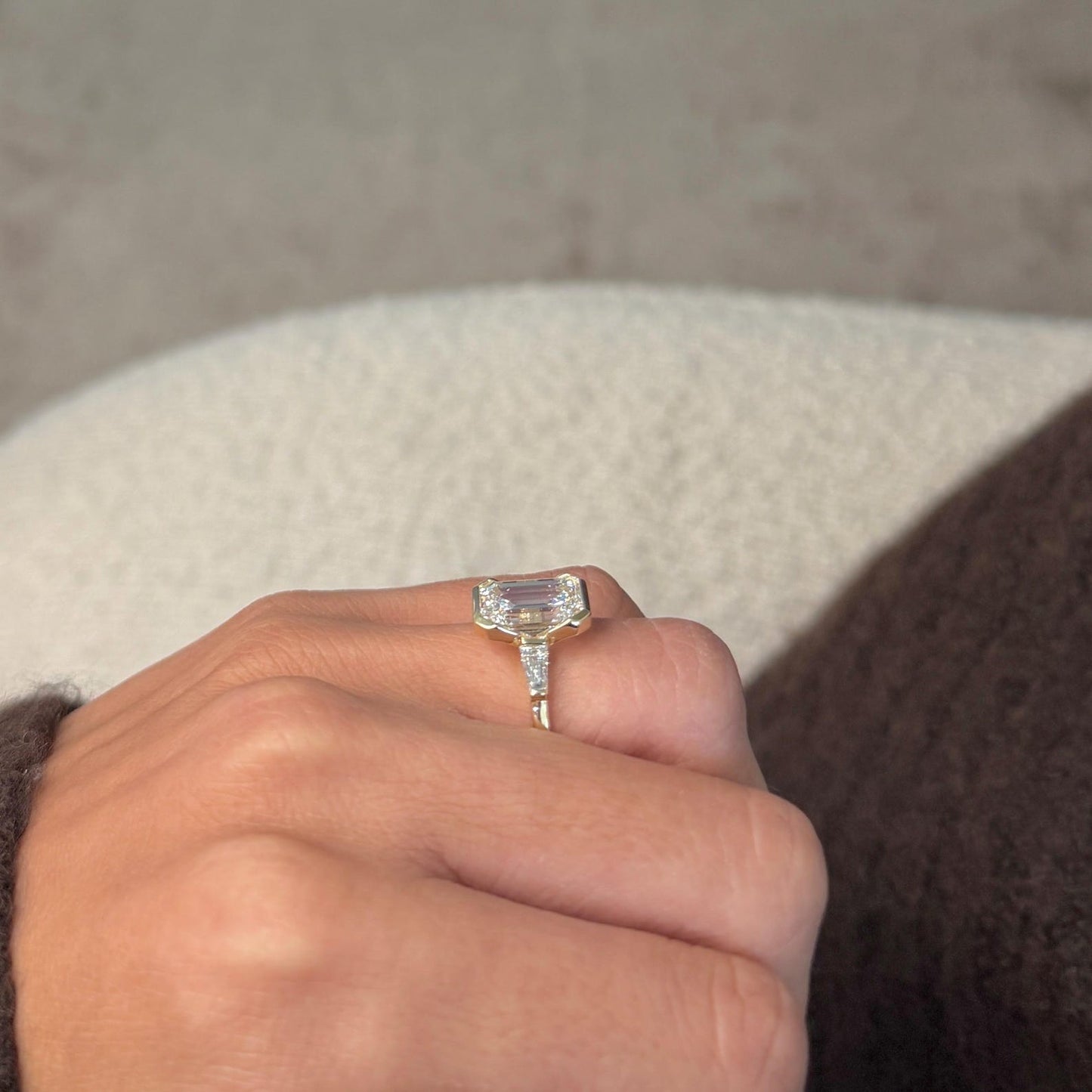 Round Halo, Pave & Split Shank Engagement Ring – 1.93 CT Lab Grown Diamond