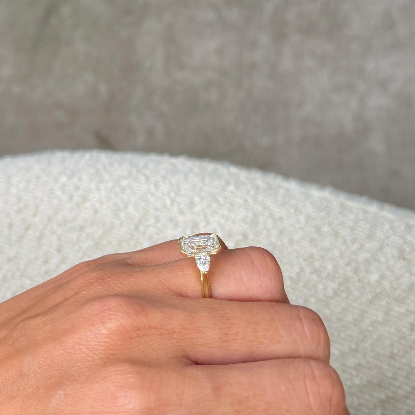 Round Halo, Pave & Split Shank Engagement Ring – 1.93 CT Lab Grown Diamond