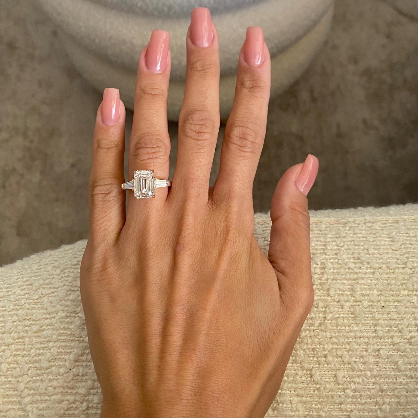 Round Halo, Pave & Split Shank Engagement Ring – 1.93 CT Lab Grown Diamond