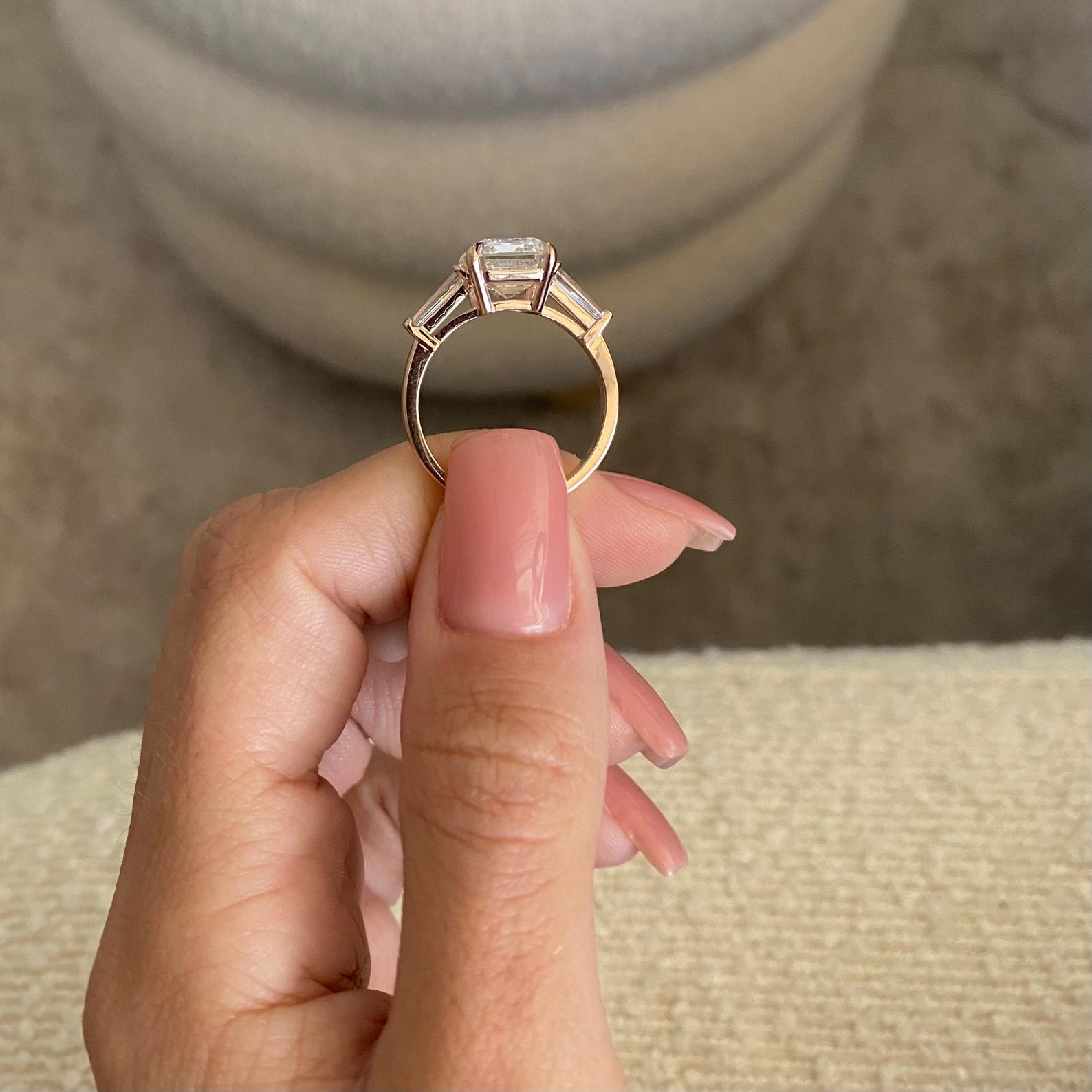 Round Halo, Pave & Split Shank Engagement Ring – 1.93 CT Lab Grown Diamond