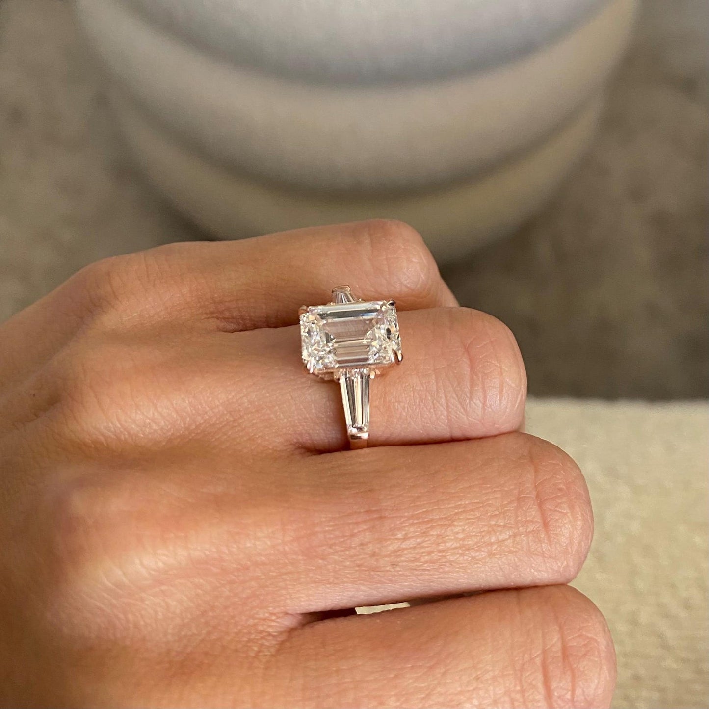 Round Halo, Pave & Split Shank Engagement Ring – 1.93 CT Lab Grown Diamond