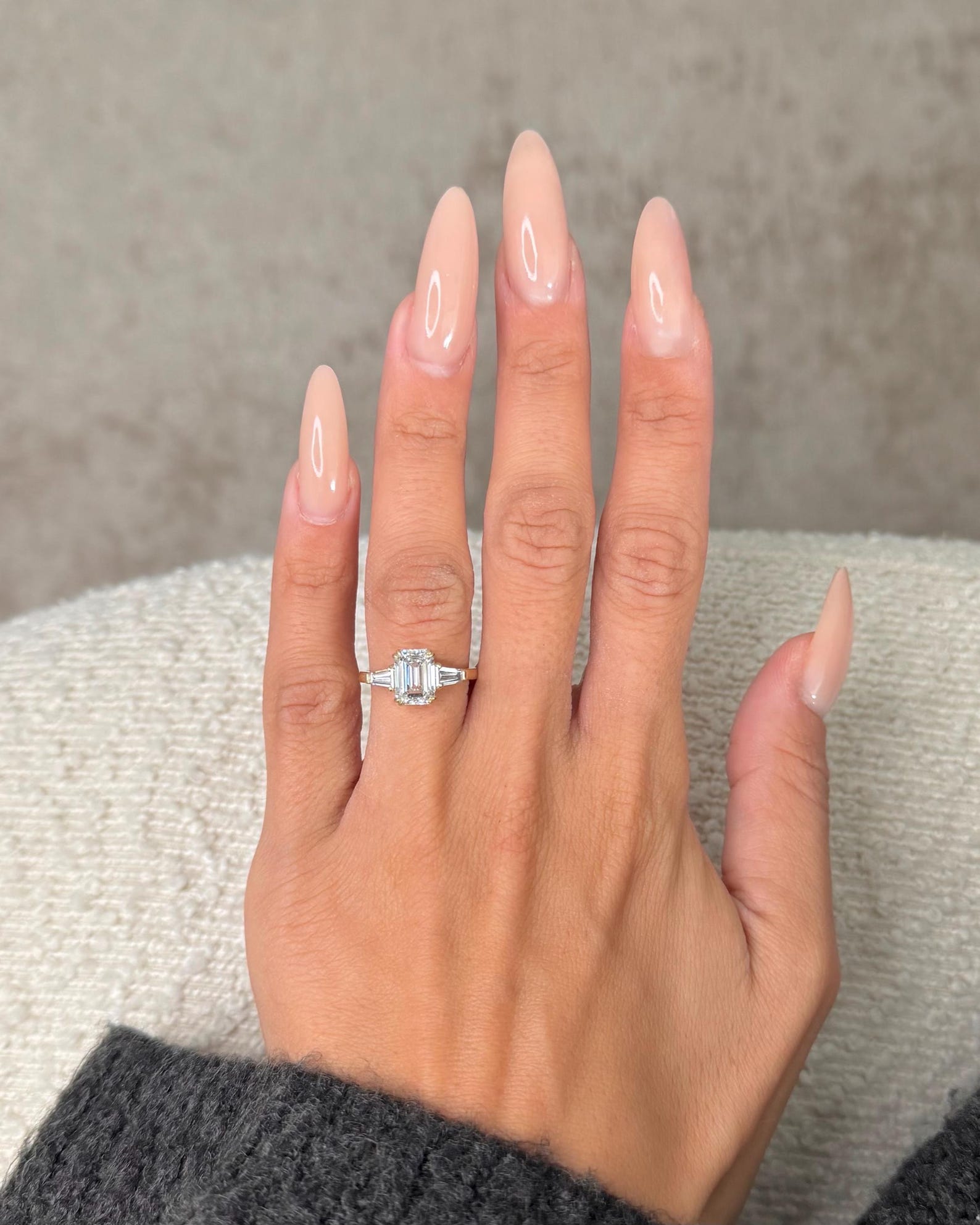 Round Halo, Pave & Split Shank Engagement Ring – 1.93 CT Lab Grown Diamond
