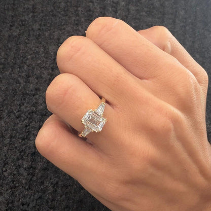 Round Halo, Pave & Split Shank Engagement Ring – 1.93 CT Lab Grown Diamond