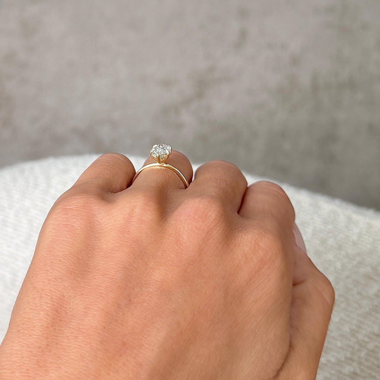 Round Halo, Pave & Split Shank Engagement Ring – 1.93 CT Lab Grown Diamond