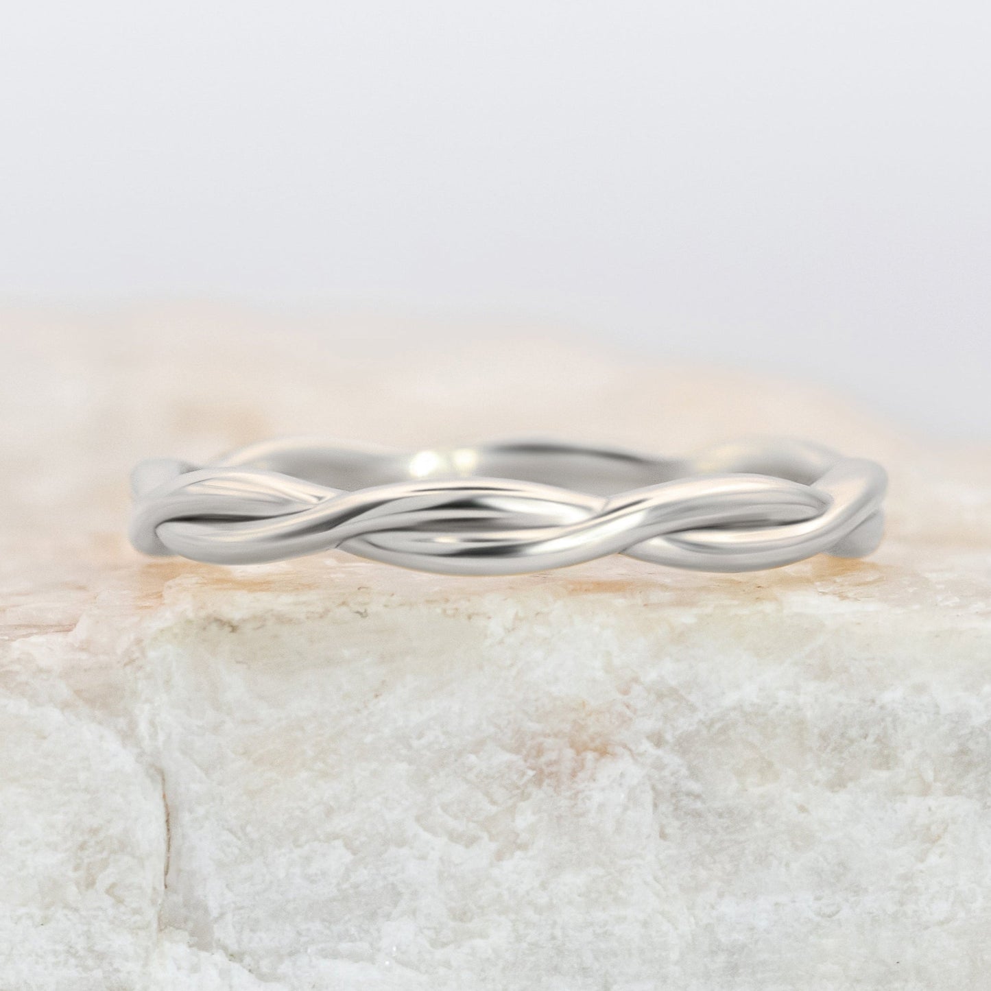 0.37 CT Round Full Eternity Lab Grown Diamond Wedding Band