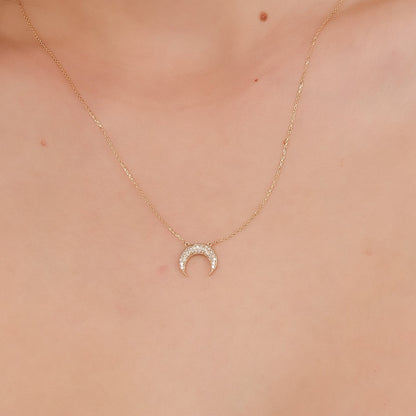 1.0 CT Round Bezel Solitaire Lab Grown Diamond Necklace