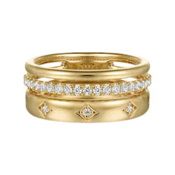 14K Yellow Gold Diamond Classic Hoop Earrings 40mm