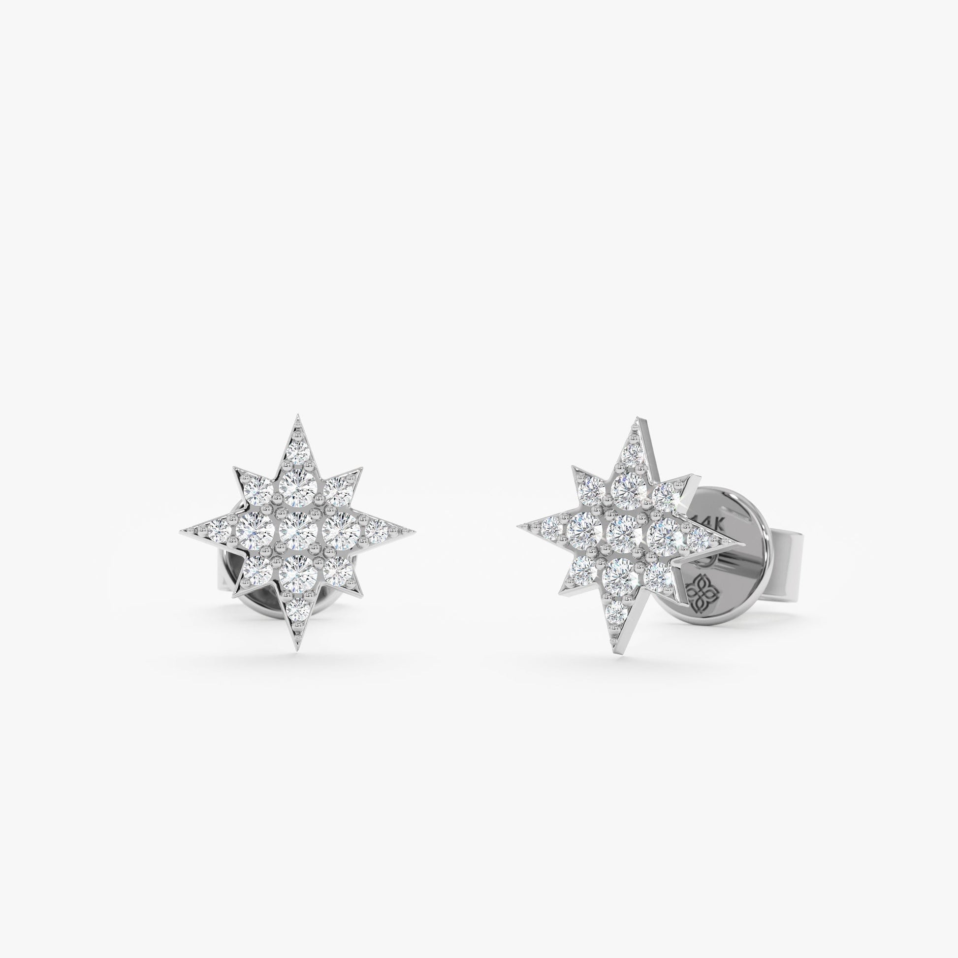 1.0 CT Round Bezel Solitaire Lab Grown Diamond Earrings