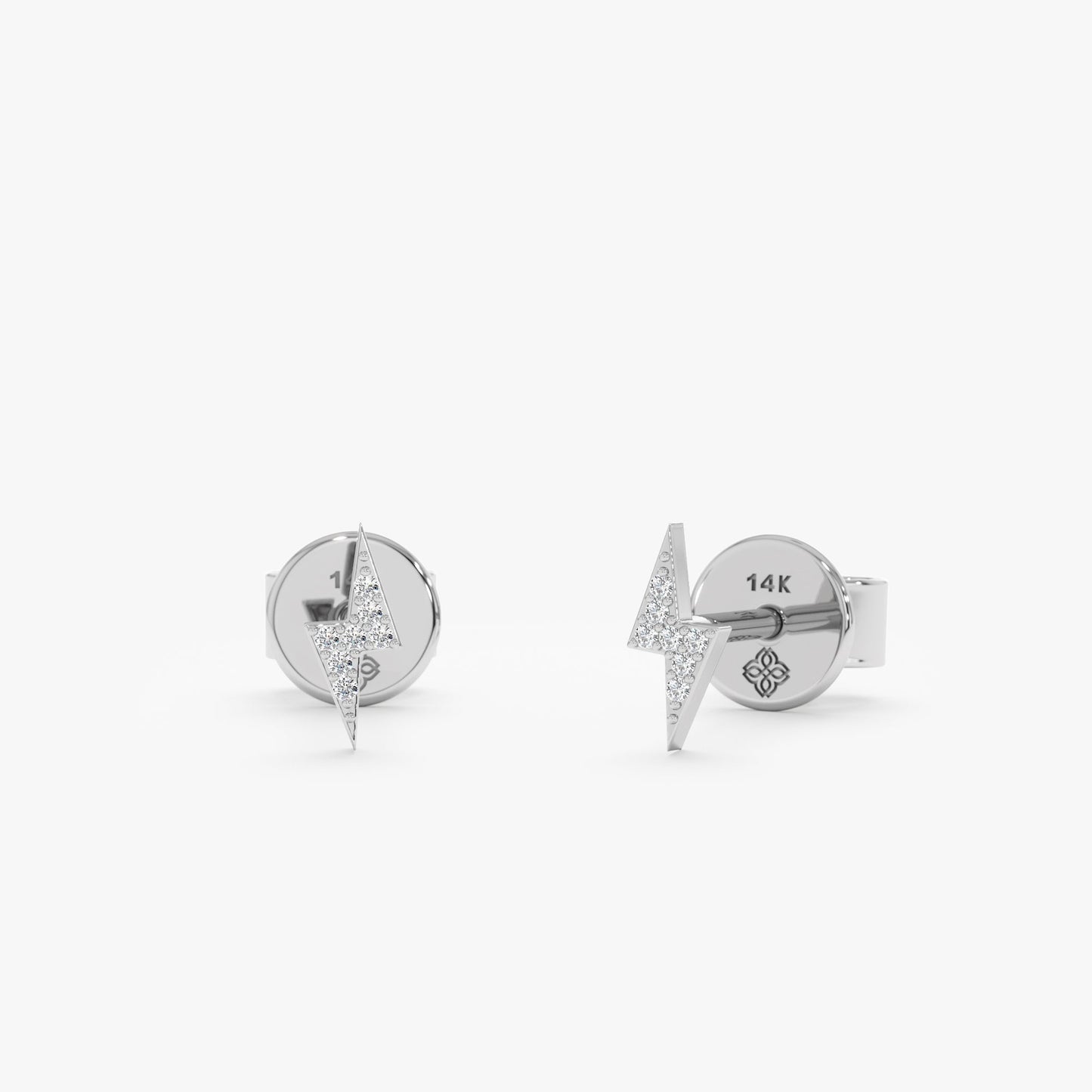 1.0 CT Round Bezel Solitaire Lab Grown Diamond Earrings
