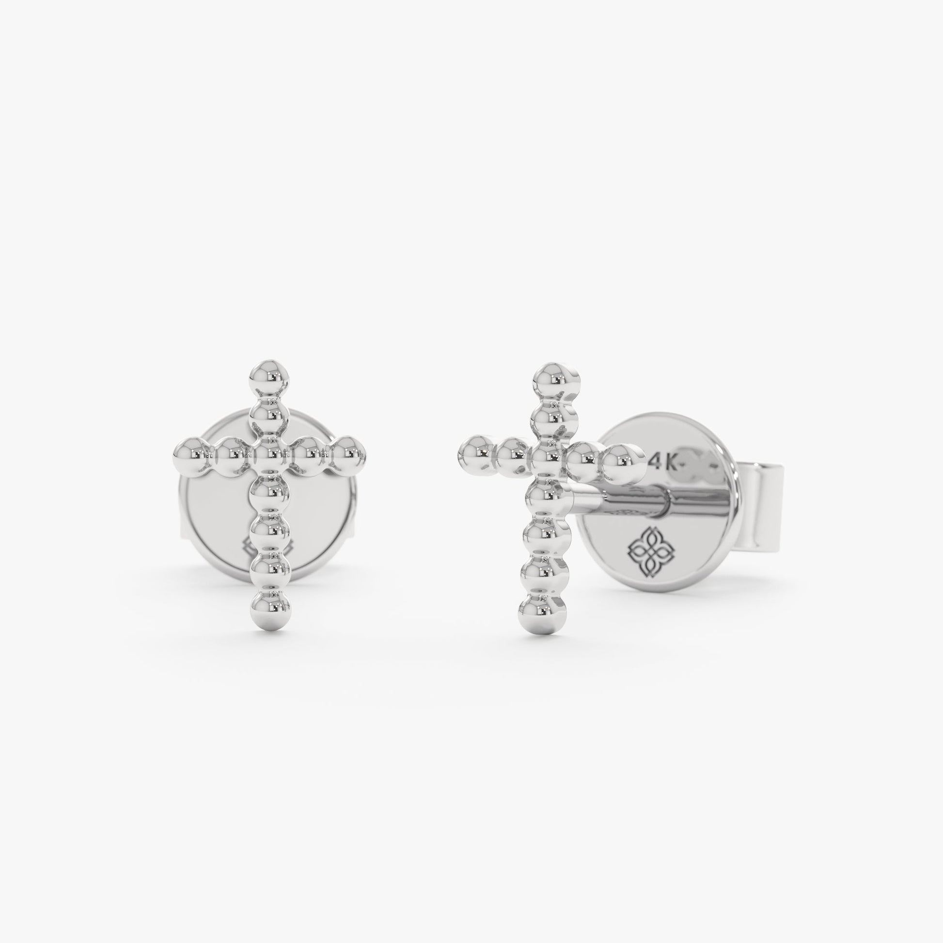 1.0 CT Round Bezel Solitaire Lab Grown Diamond Earrings