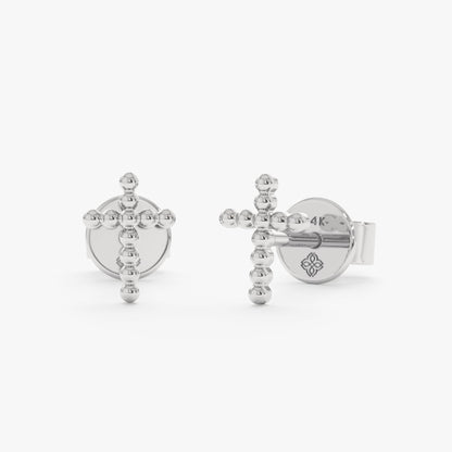 1.0 CT Round Bezel Solitaire Lab Grown Diamond Earrings