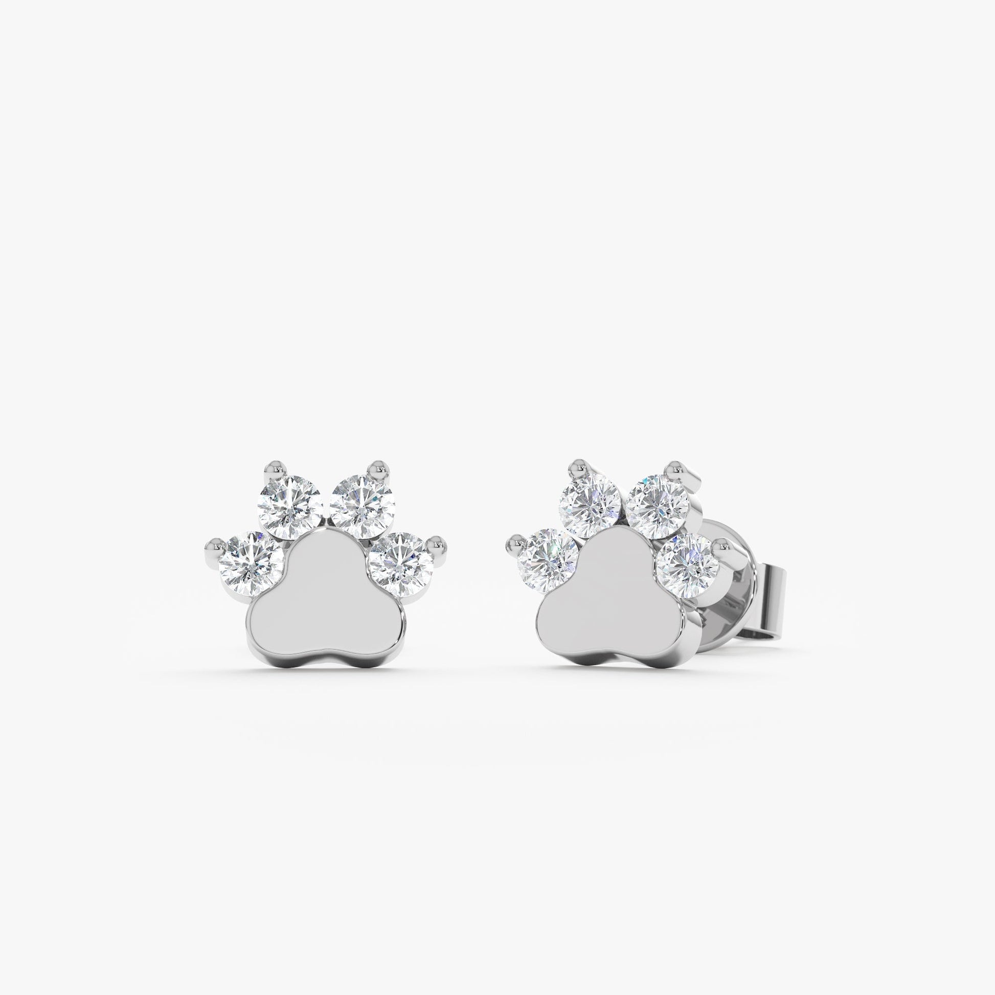 1.0 CT Round Bezel Solitaire Lab Grown Diamond Earrings