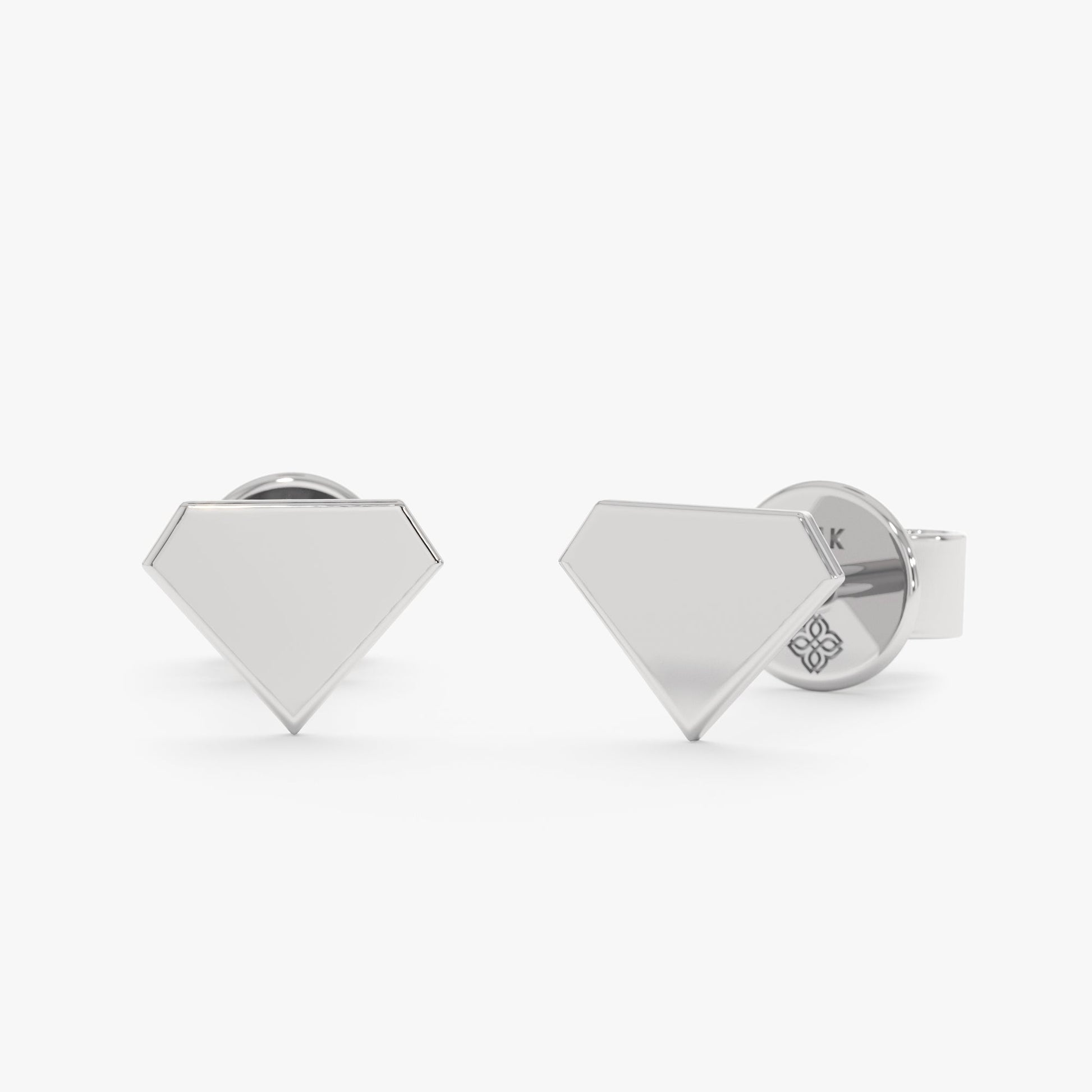 1.0 CT Round Bezel Solitaire Lab Grown Diamond Earrings