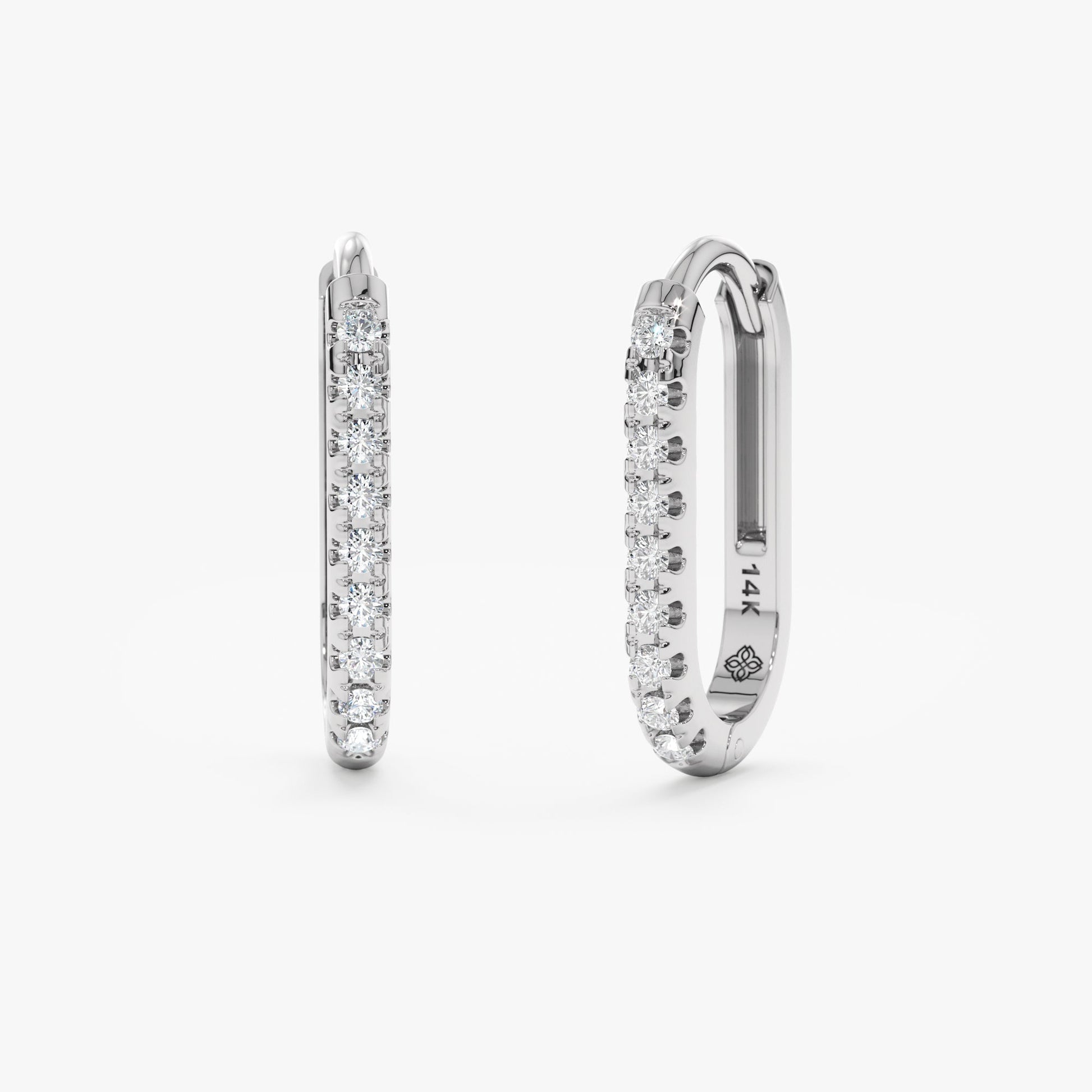 1.0 CT Round Bezel Solitaire Lab Grown Diamond Earrings