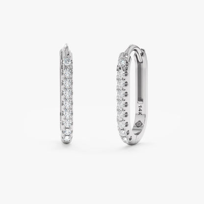 1.0 CT Round Bezel Solitaire Lab Grown Diamond Earrings