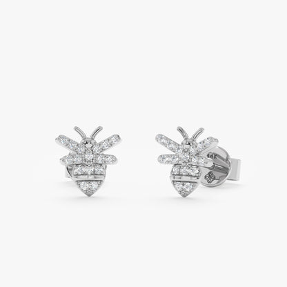 1.0 CT Round Bezel Solitaire Lab Grown Diamond Earrings