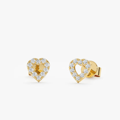 1.0 CT Round Bezel Solitaire Lab Grown Diamond Earrings