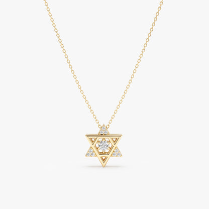 1.0 CT Round Bezel Solitaire Lab Grown Diamond Necklace