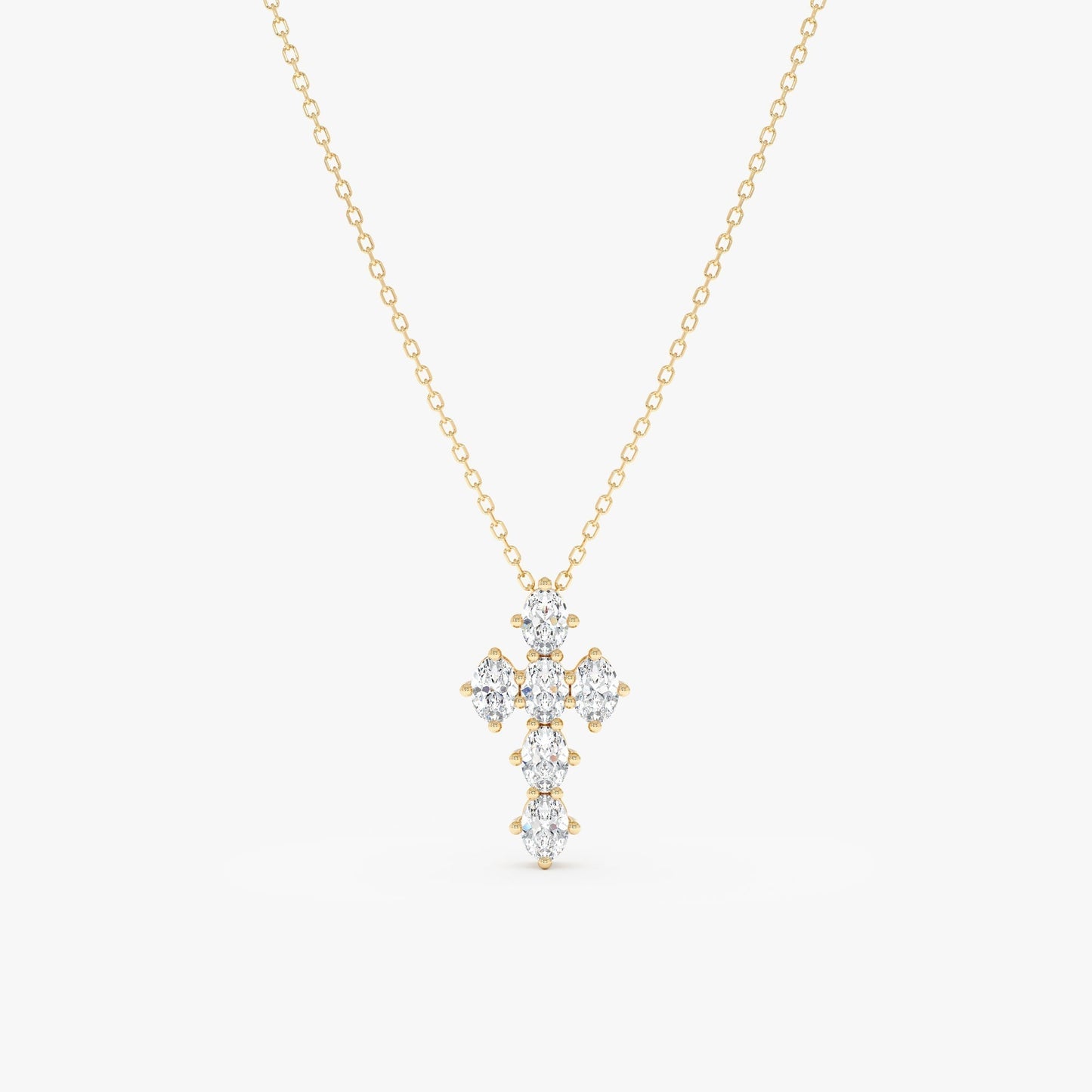 1.0 CT Round Bezel Solitaire Lab Grown Diamond Necklace