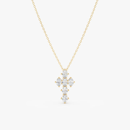 1.0 CT Round Bezel Solitaire Lab Grown Diamond Necklace